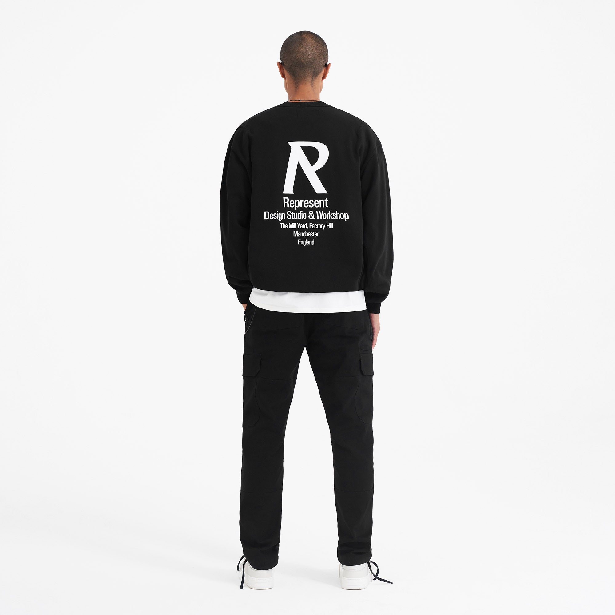 Initial Sweater - Black