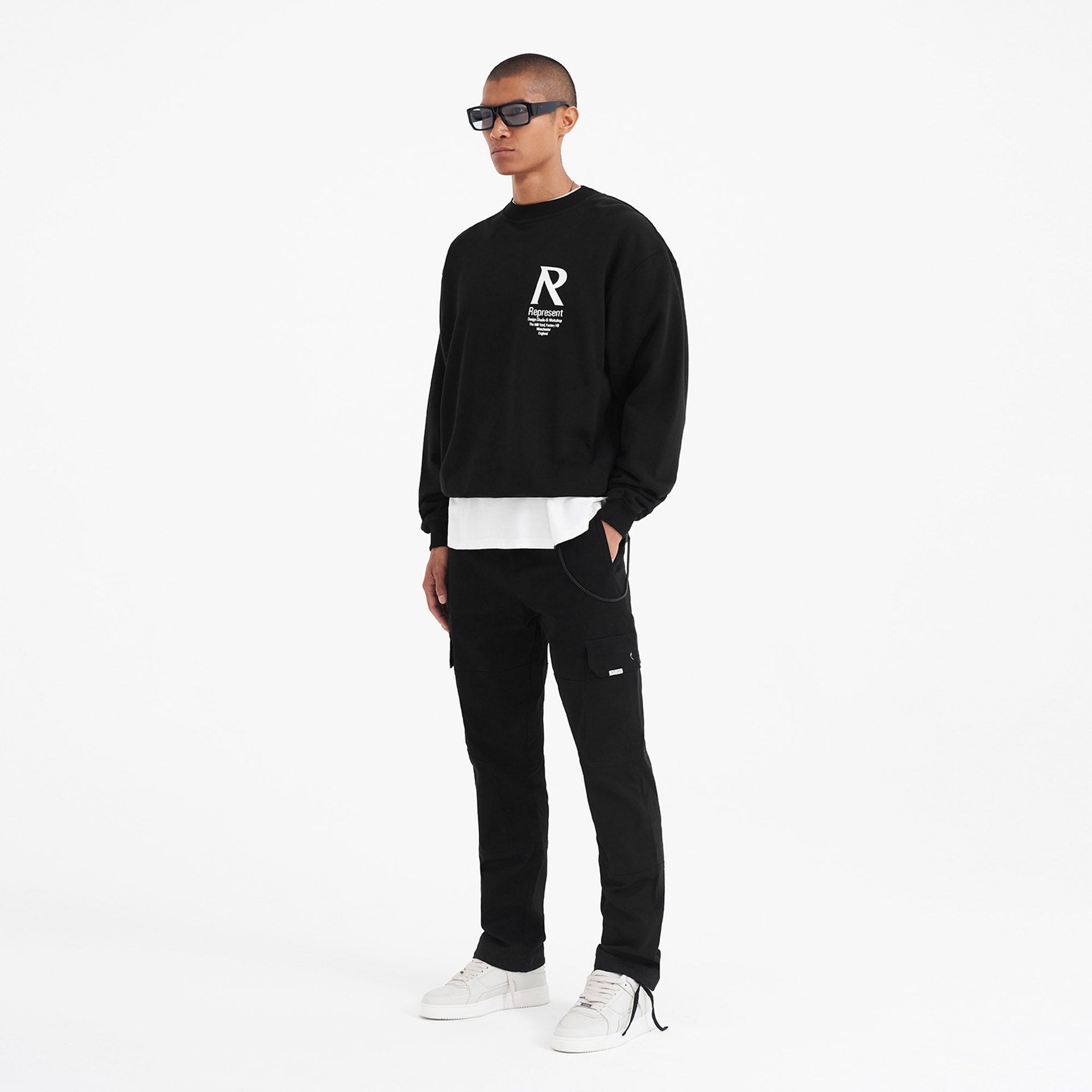Initial Sweater - Black