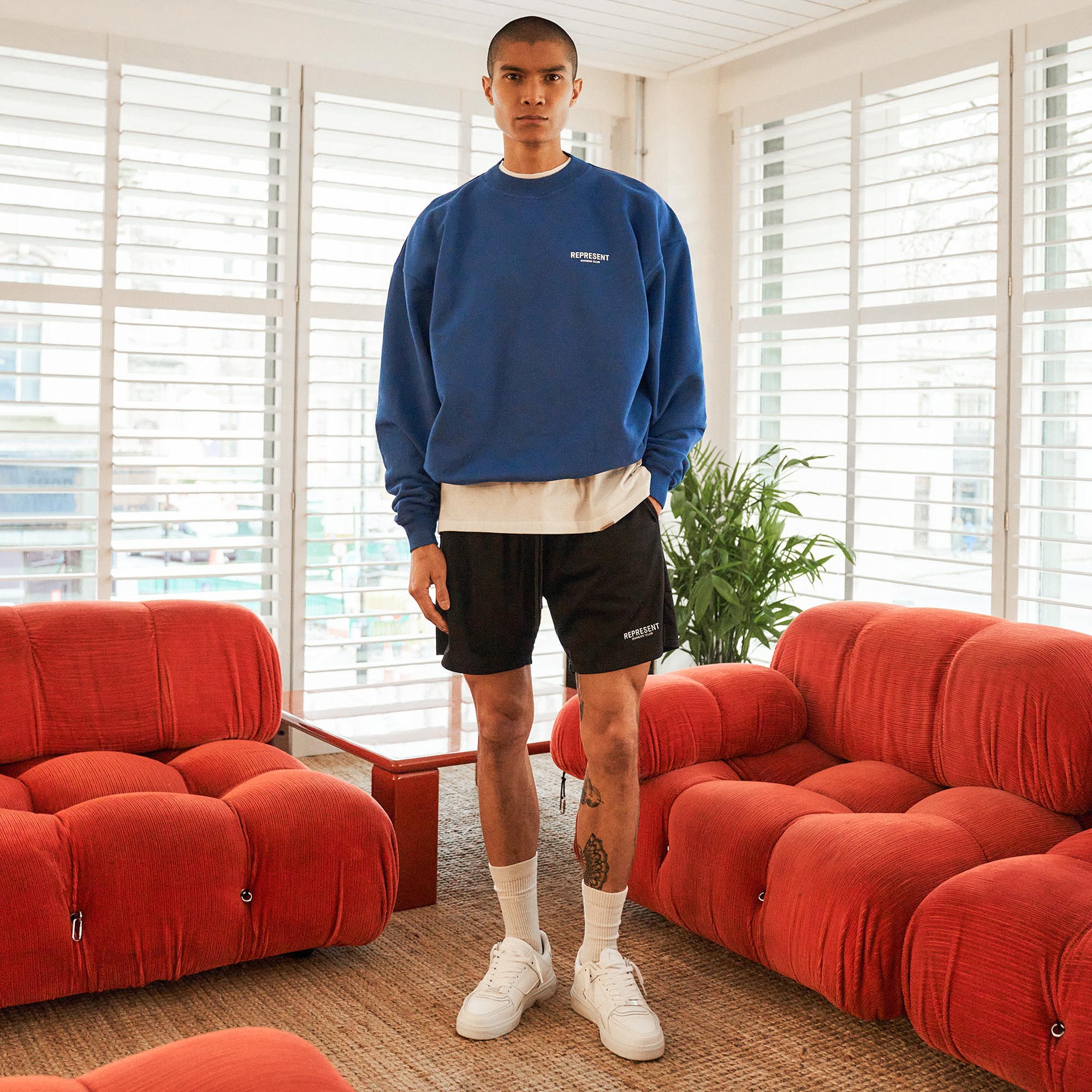 Represent Owners Club Mesh Shorts - Black