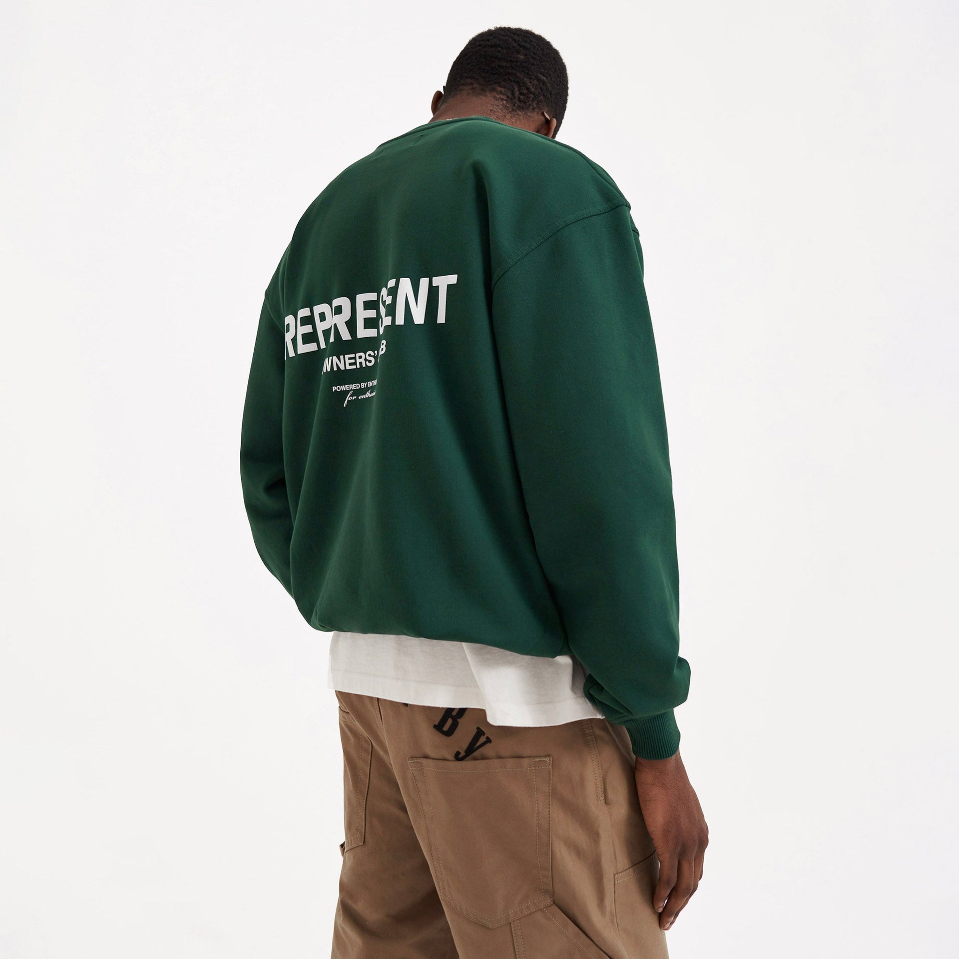 Represent Owners Club Sweater - Racing Green