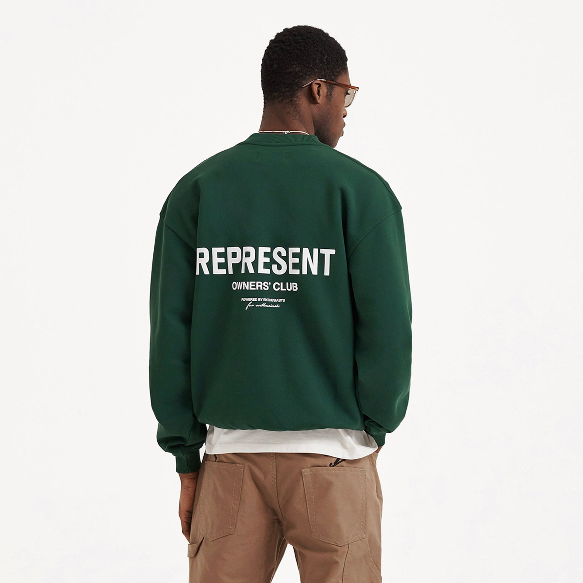 Represent Owners Club Sweater - Racing Green